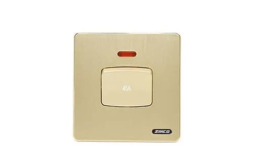 مفتاح مكيف ذهبي ZINCO A45 7*7