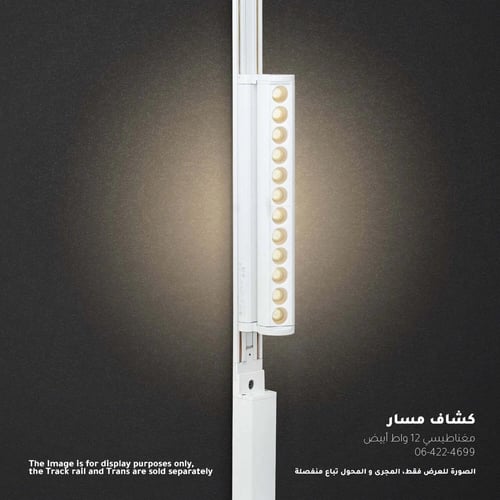 ZINCO كشاف ضد التوهج مسار مغناطيسي نحيف 12 وات ابي...