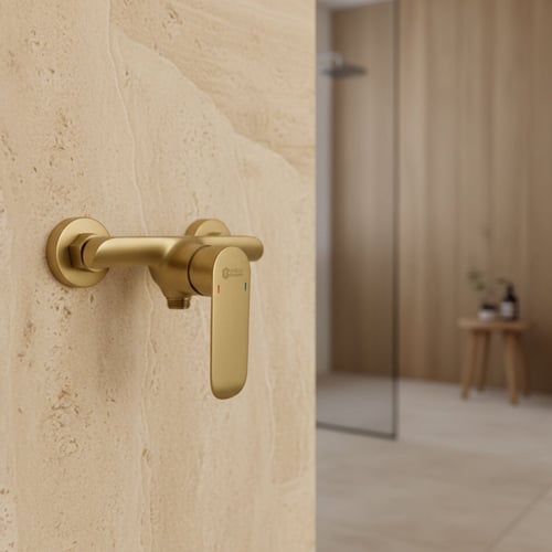 خلاط شطاف ذهبي BOQATI/0251/Brushed Gold