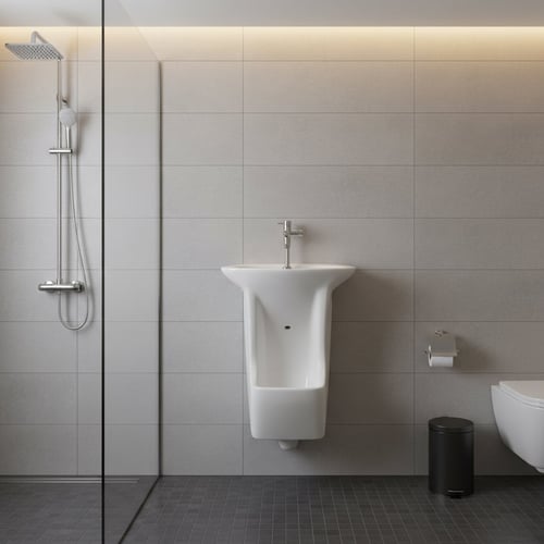 مغسلة وضوء بيضاء عصرية BOQATI ZT-P562 - تصميم فاخر...