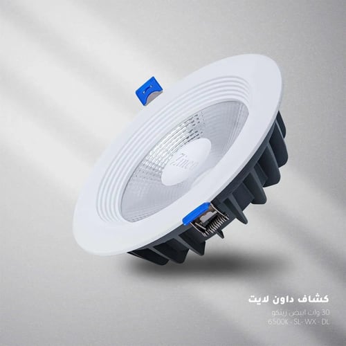 ZINSA كشاف داون لايت 30 وات لون ابيض 20 سم