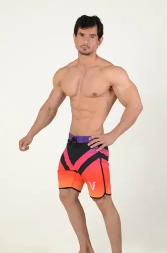 sunset wave Men’s physique Shorts
