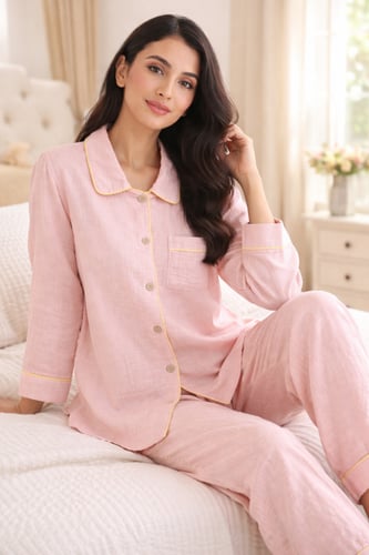 بجامة pink yellow