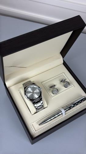 طقم رجالي (فضي)