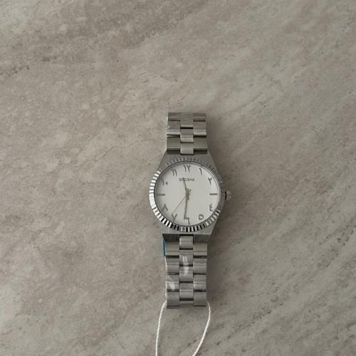 Men's watch with silver dial