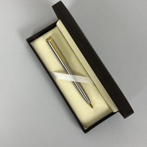 قلم رجالي فضي&ذهبي