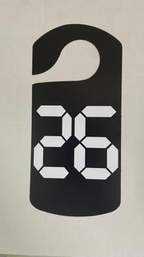 تعليقة مراية السيارة كرتونية ارقام