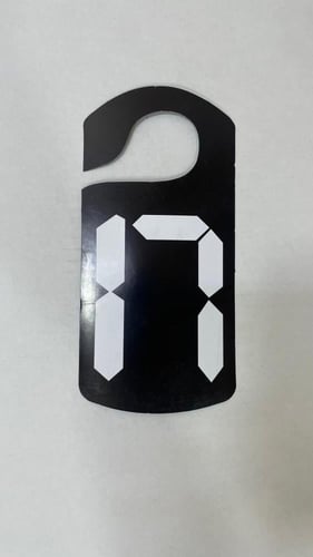 تعليقة مراية السيارة كرتونية ارقام