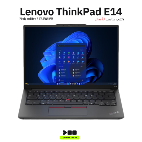 لابتوب لينوفو ثينك باد E14, 21M7001UAD, كور الترا7...