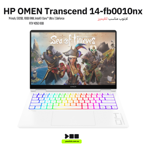 لابتوب العاب اتش بي OMEN Transcend 14-fb0010nx (9Y...