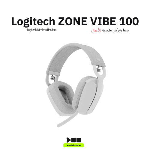 سماعة رأس لاسلكية Logitech Zone Vibe 100
