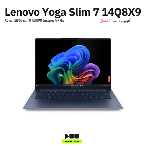 لينوفو يوجا سليم 7، شاشة 14.5 بوصة OLED، رام 16GB،...