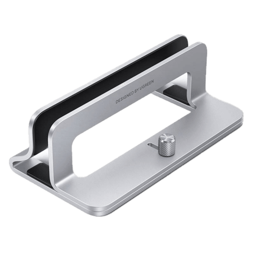 حامل الكمبيوتر المحمول العمودي من يوجرين فضي