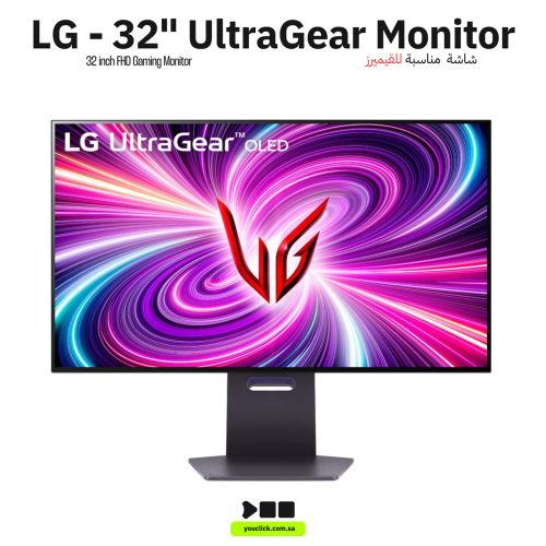 شاشة LG الترا جير OLED 32 إنش للألعاب – 240Hz، UHD...