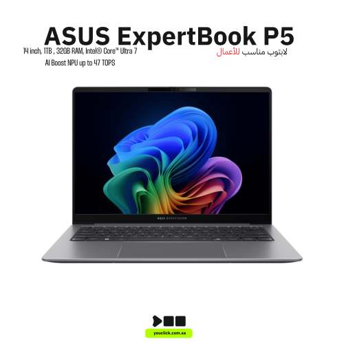 لابتوب ASUS ExpertBook P5 - 14.0 بوصة، (2560 × 160...