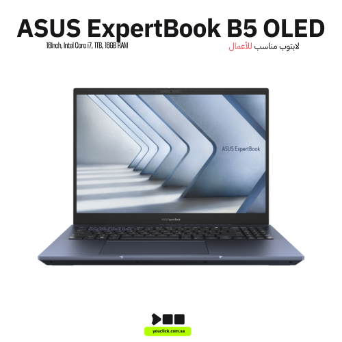 كمبيوتر محمول ASUS ExpertBook B5602CVN-I7161TBB0D،...