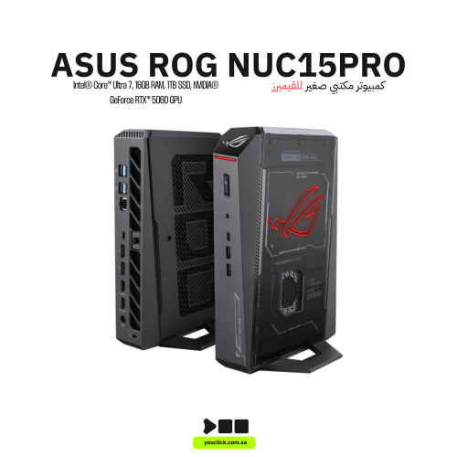 كمبيوتر ألعاب صغير ASUS ROG NUC (2025)، معالج Inte...