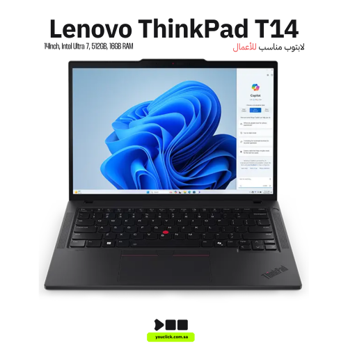 لابتوب لينوفو ثينك باد T14 Gen5, 21ML0034AD, كور ا...
