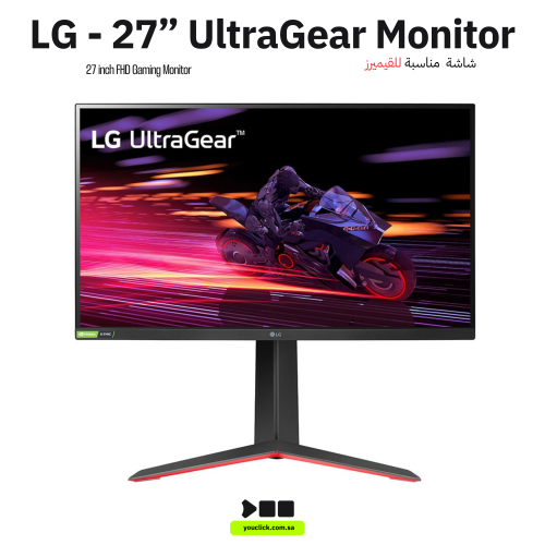 شاشة ألعاب 27GP750-B مع شاشة IPS مقاس 27 بوصة بدقة...