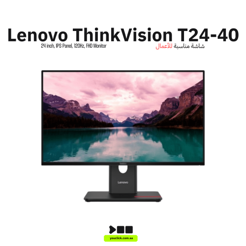 شاشة لينوفو ثينك فيجن T24-40 64A4MATXSD فل اتش دي...