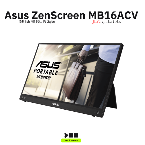 شاشة Asus ZenScreen MB16ACV محمولة 15.6″ FHD IPS،...
