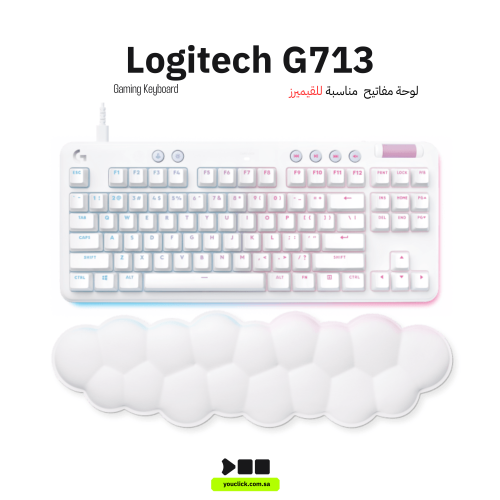 لوحة مفاتيح الألعاب الميكانيكية السلكية G G713 مع...