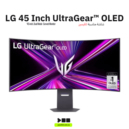شاشة LG UltraGear OLED الأقوى للألعاب — 45 بوصة 5K...