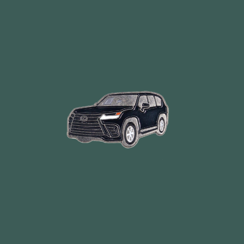 ستيكرز لكزس اسود " حديد "