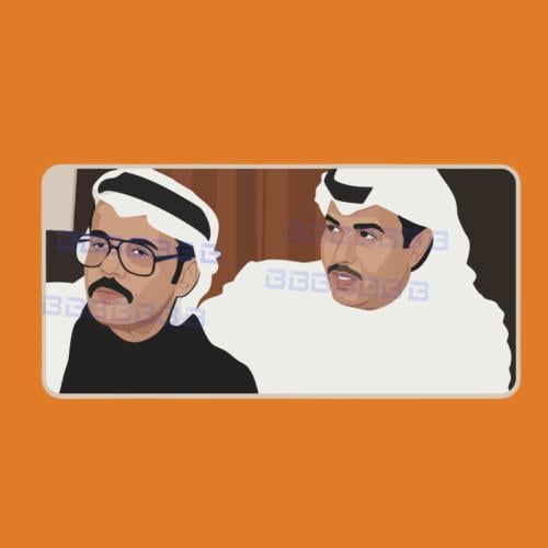 ستيكرز محمد عبده و طلال مداح