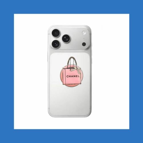 مسكه جوال كيس شانيل وردي