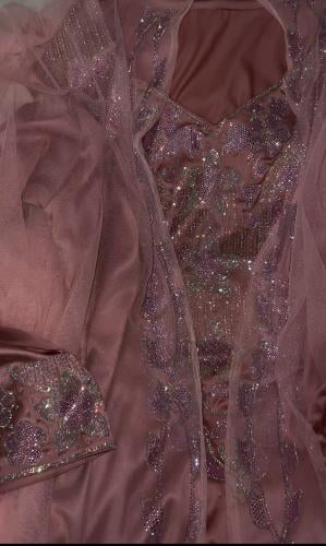 مخور kenza جاهز مخيط من طبقتين من الحرير وطبقه خار...