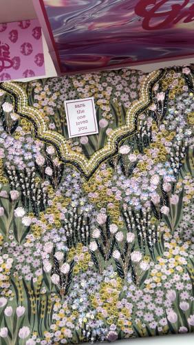 Rawan fabric made of London cotton decorated with...