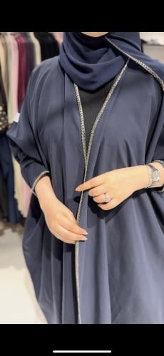 عباية قماش حرير ياباني ناعم وبارد على كرستال