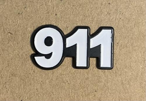 استيكر معدني 911