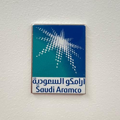 استيكر معدني ارامكو