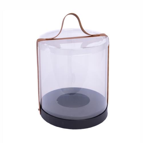 علب دائري شفاف