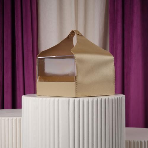 علب اكريلك جلد ذهبي