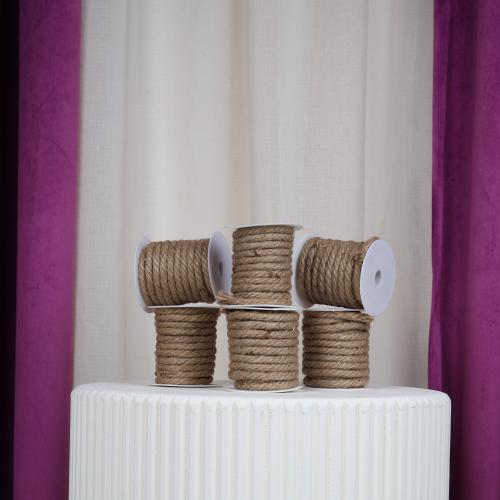 ريبون حبل خيش وسط درزن