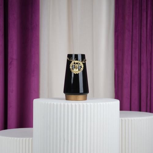 فازة زخرفية أنيقة أسود