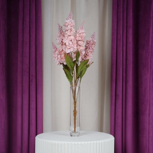 ورد صناعي وردي طويل