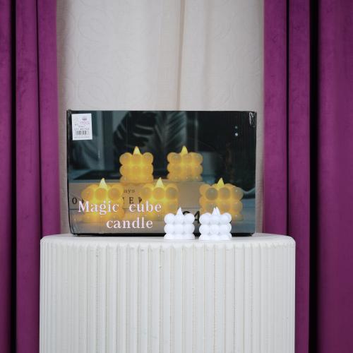 شموع بلاستيكي آمن درزن