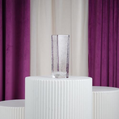 فازة زجاجية شفاف مموه