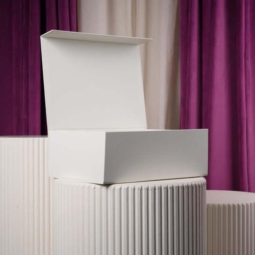 علب تركيب كبير ابيض