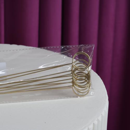 حامل كروت ذهبي شكل دائرة كبير (ربطة)