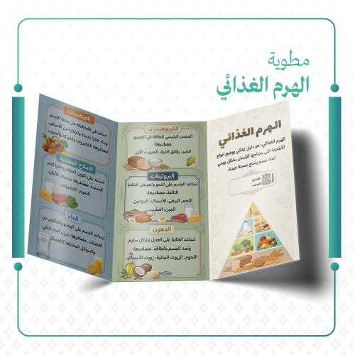 مطوية الهرم الغذائي