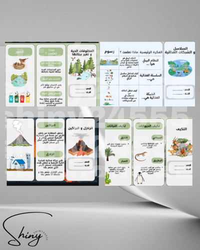 جميع مطويات الصف الثالث ابتدائي علوم النصف الاول 1...