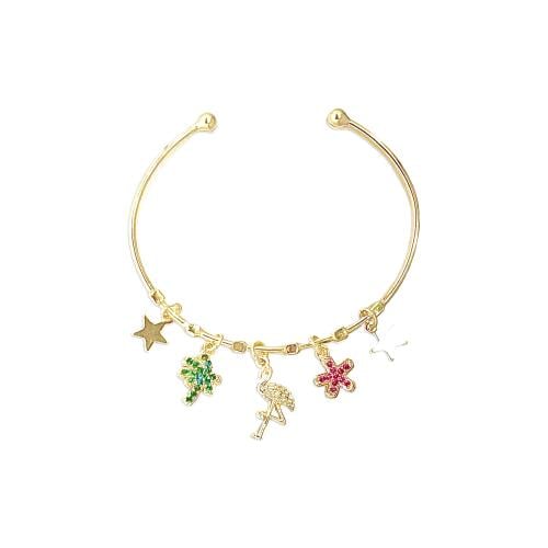 Flamingo bracelet gold