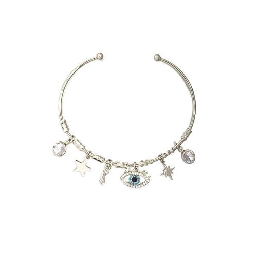 Eye bracelet silver