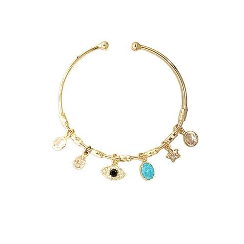 Eye bracelet gold