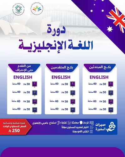 دورة اللغة الإنجليزية